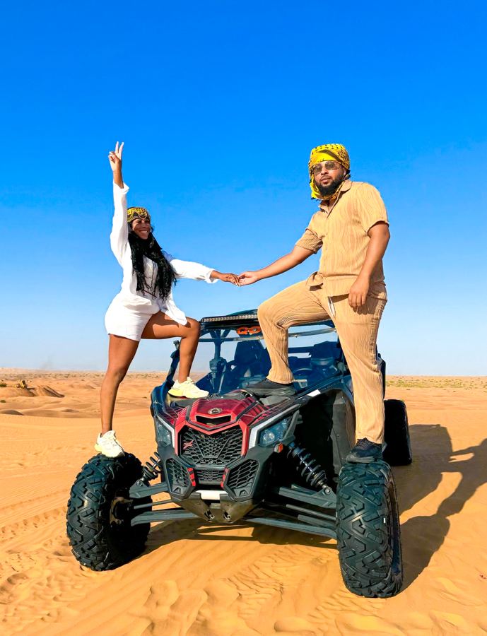 Desert ATV and dune buggy tour