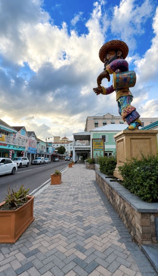Exploring downtown Nassau
